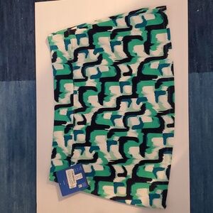NWT Patagonia Tidal Skirt, Teal Print, Size XL